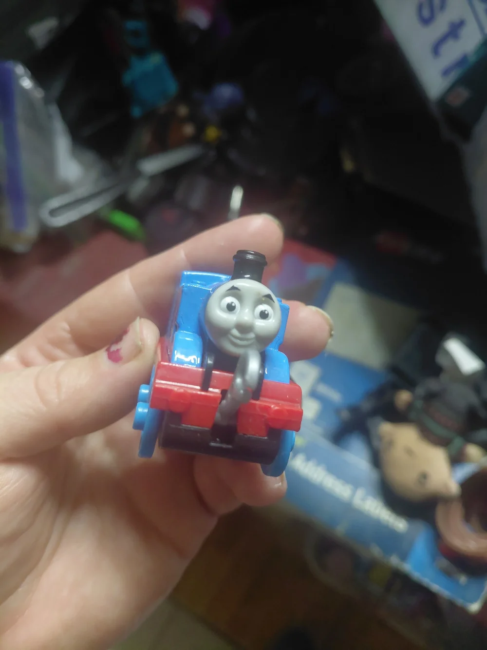 Fisher-Price Thomas & Friends TrackMaster Push Along Thomas die-cast metal engin